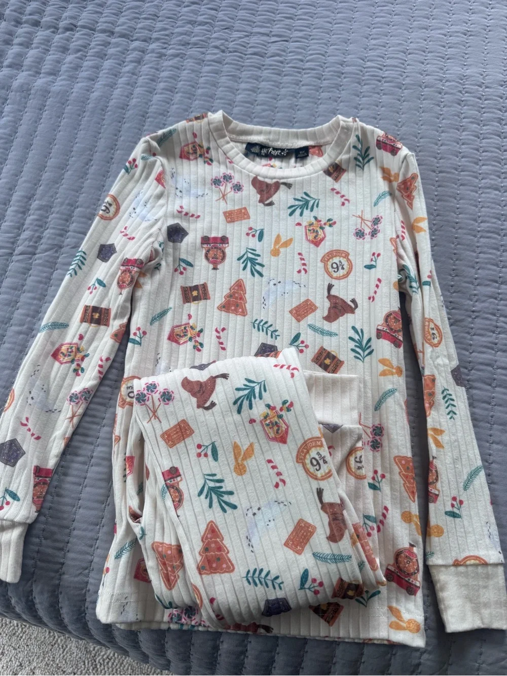 Harry Potter Kids Holiday Pajama Set - fits size 8-10, from store in NYC